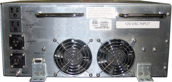 <br />ETI0001-2275 Rugged MilSpec UPS Standard Rear Panel Layout